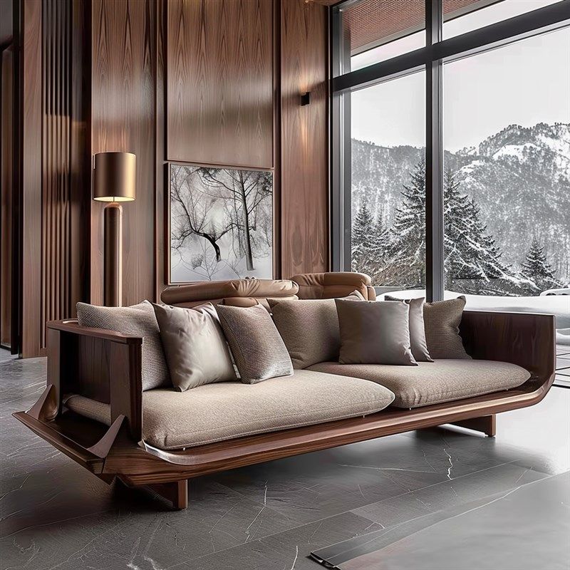 新国风实木接待沙发桃白蜡木酒店民宿办公室休闲家具定制,住宅家具,实木沙发,淘宝优惠券,粉丝福利购,淘宝优惠卷