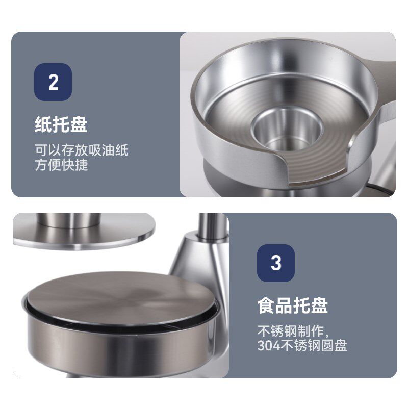 俏媳妇 商用压肉饼模具压饼小型手动压牛肉饼肉馅饼汉堡用