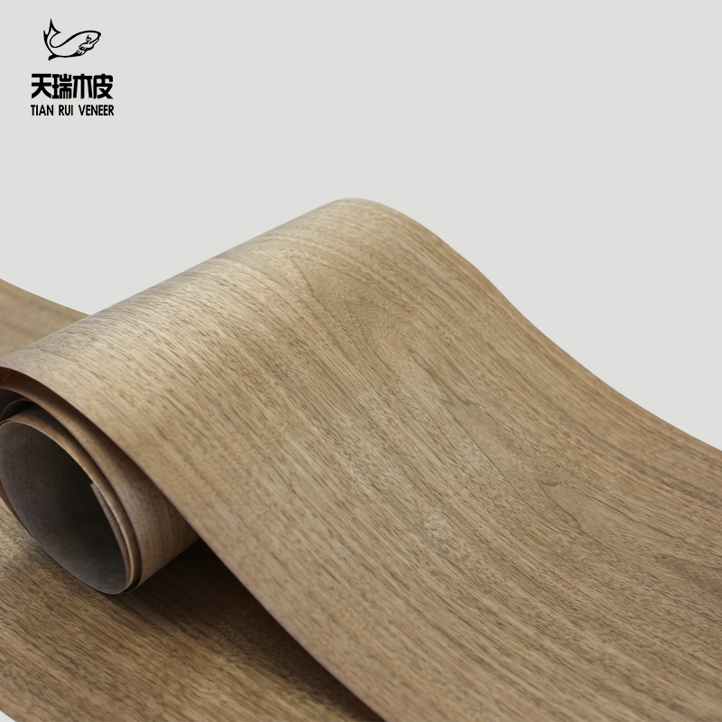 北美桃山纹木皮贴面实木贴皮贴背景墙家用木饰面板装饰地板