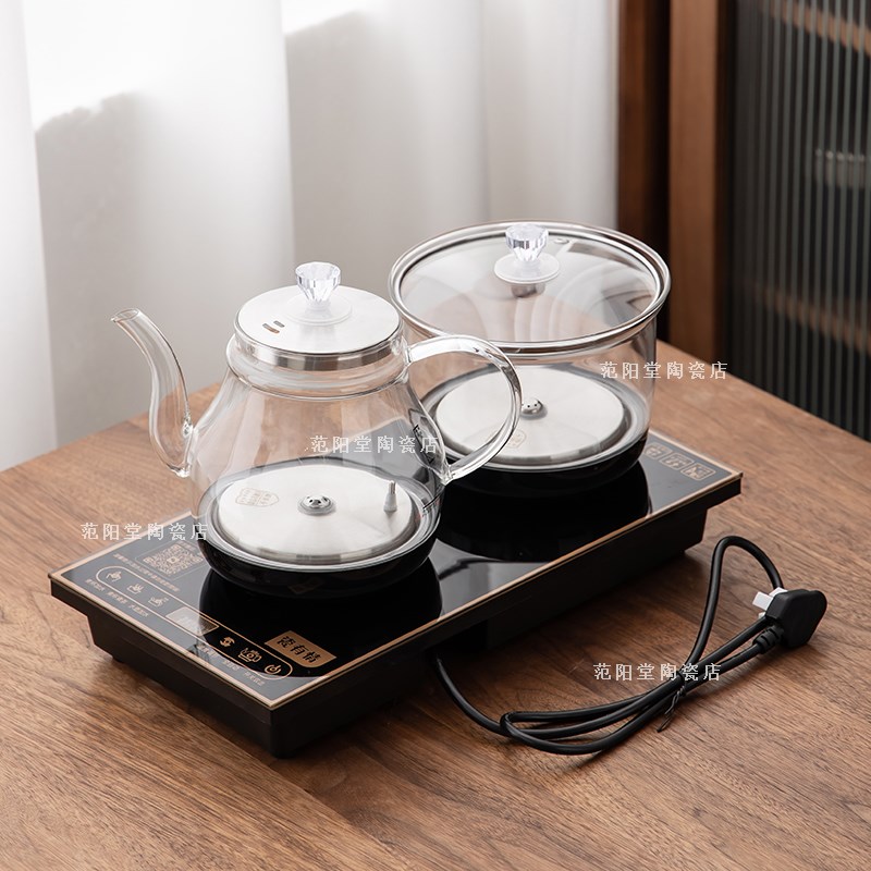 瓷有情电茶炉全自动底部双上水茶桌茶台一体电磁炉泡茶烧水壶配件