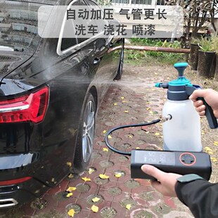 骑记充气宝车载充气宝充汽车车胎打气筒泵全自动胎压充气泵