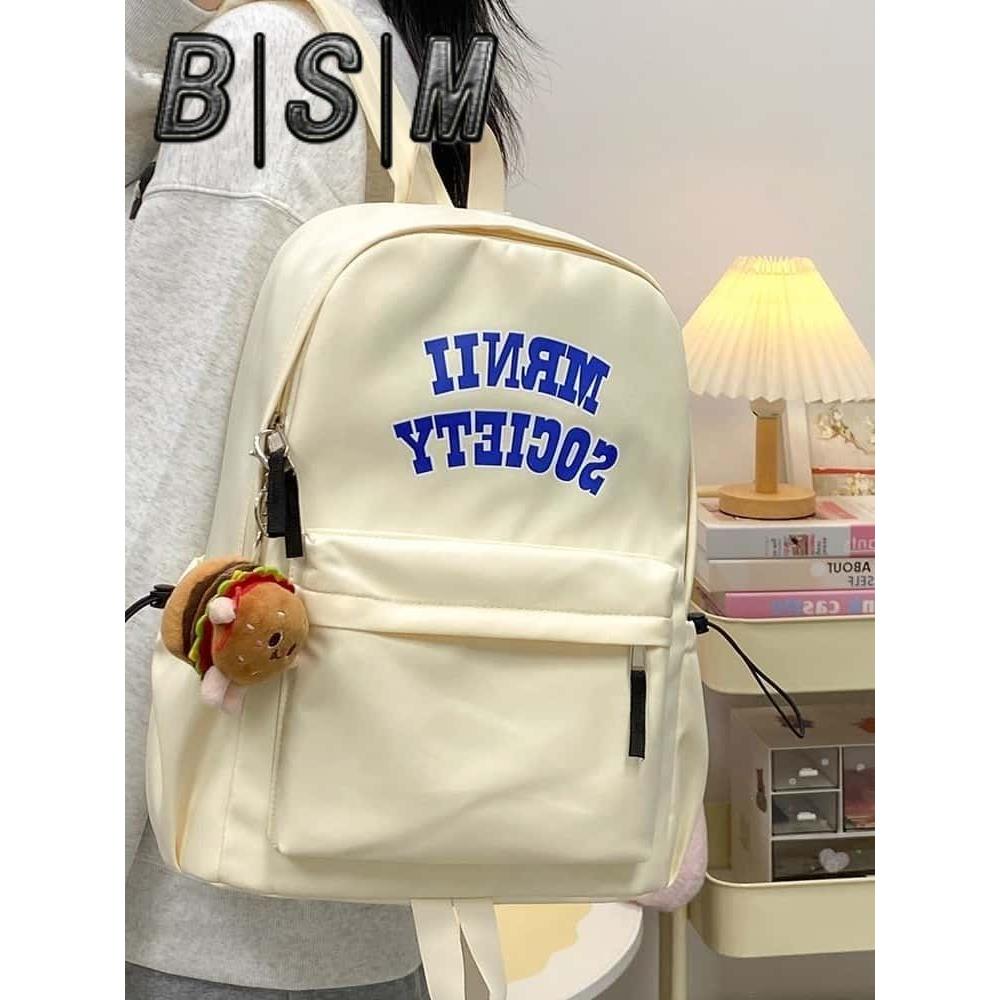 宾舍曼原宿简约高中生双肩