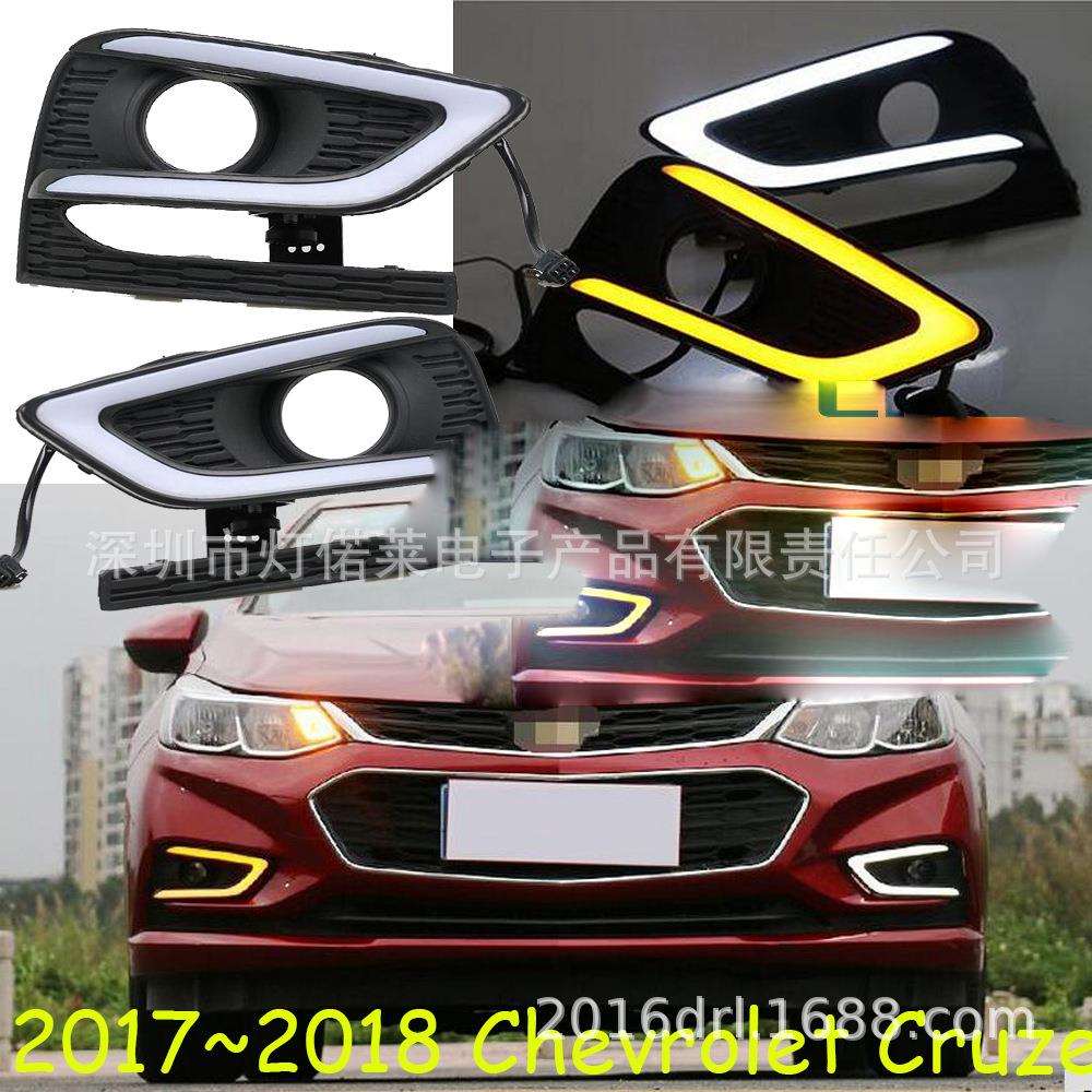 2017~2018科鲁兹日行灯LED雾灯前照灯cruze daytime light