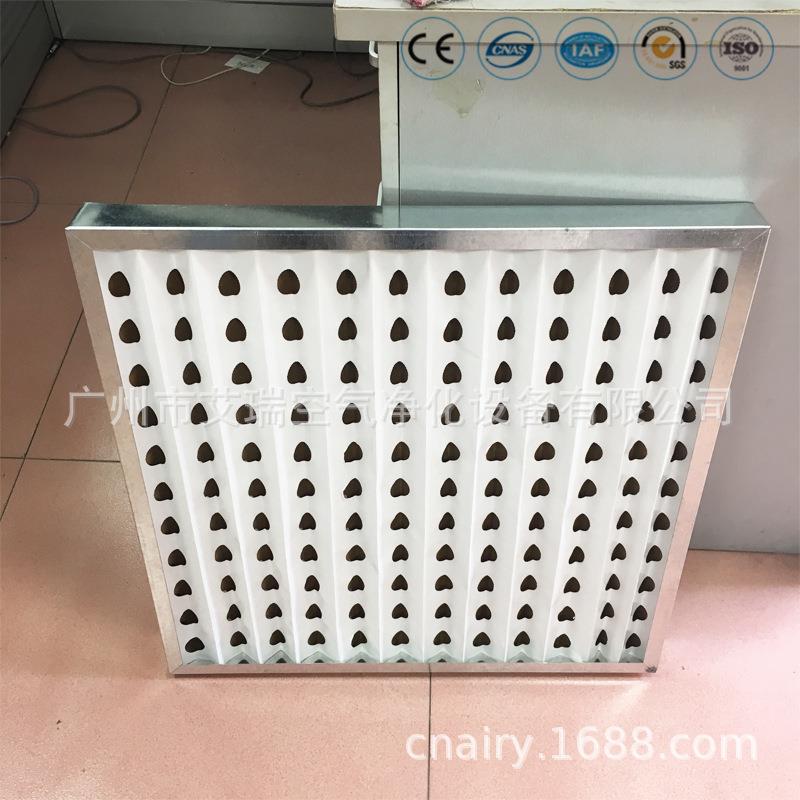 风琴式油漆纸过滤器干式油漆房漆雾过滤器喷漆用板框式过滤器