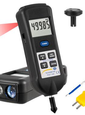 转速表PCE-T260（6in1）光学和接触转速和温度测量RS232接口