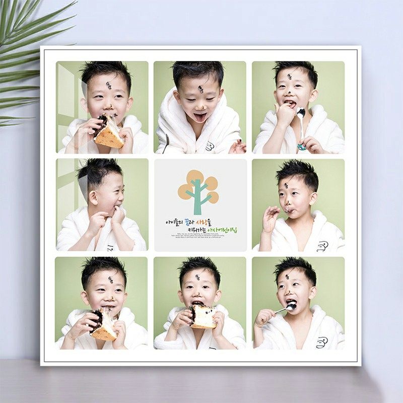 影楼九宫格相框挂墙宝宝洗照片做成多宫格摆台婚纱照挂画来图定制,家居饰品,相框/画框,淘宝优惠券,粉丝福利购,淘宝优惠卷