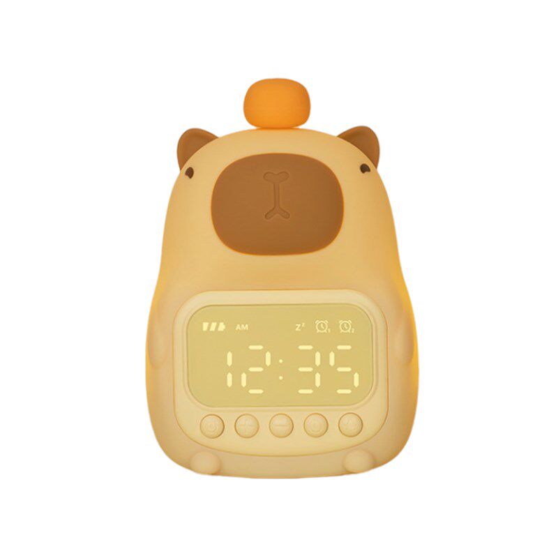 CY CLOC LM  卡皮巴拉 豚鼠 趣味闹钟夜灯 豚门永存