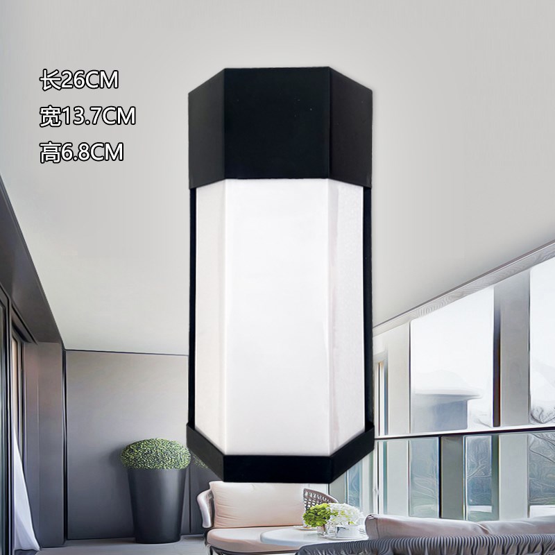 纯光控感应墙壁灯门口户内外防潮防虫天黑自动亮白天熄灭晚上常亮