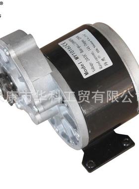 羚鹰电动滑板车游乐设备农用机械有刷减速电机MY1016Z24V250W电摩