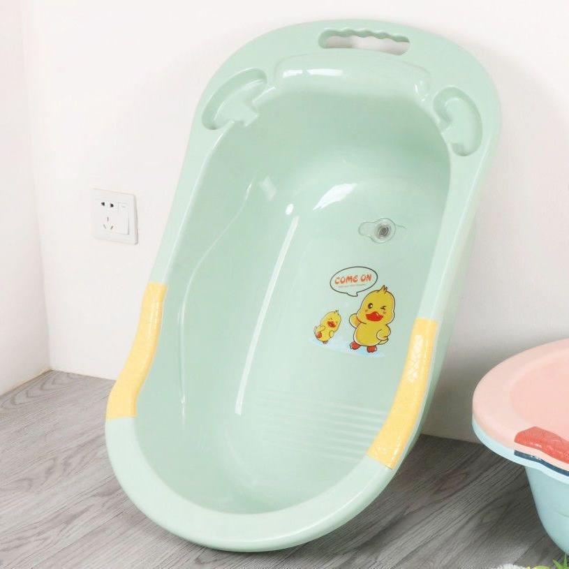 婴儿洗澡盆浴盆宝宝初生宝宝加厚大号家用儿童可坐躺沐浴盆浴桶新