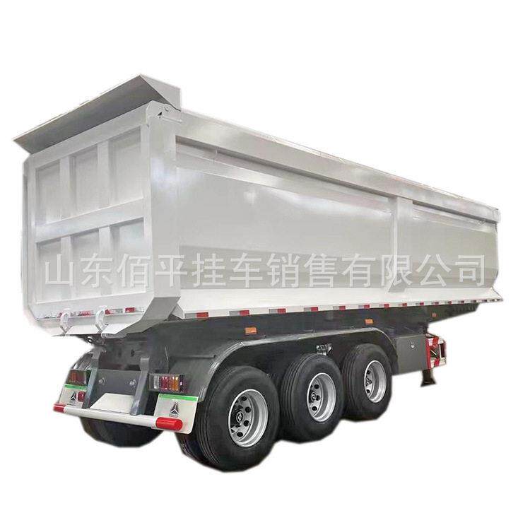 销售式后翻自卸车集装箱式平板后翻自卸半挂车半挂车
