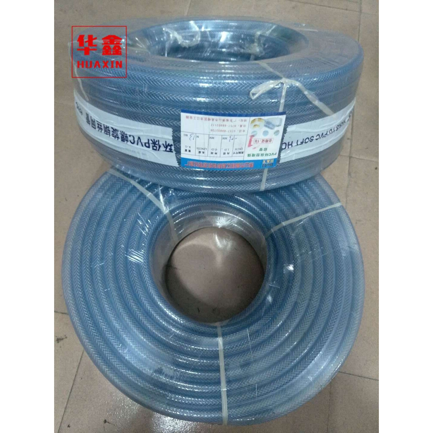 PVC纤维塑料编织网软管 蛇皮管 增强花园软管 PVC海蓝管 PVC网管