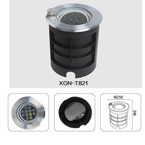 18W36W防水台阶墙壁led外部偏光可调角度地埋灯偏光地埋灯外壳