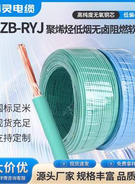 国标铜芯线缆WDZB-BYJ1.5-300平方国标低烟无卤阻燃电线直销