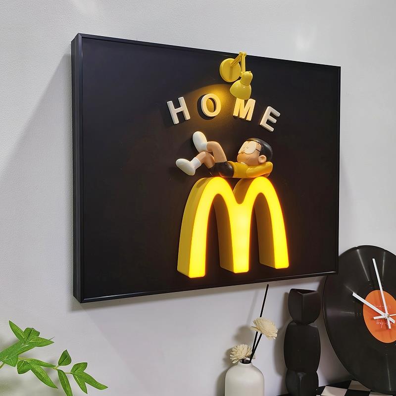 创意电表箱装饰画磁吸电闸箱遮挡挂画免打孔电源盒黑板网线盒遮丑图片