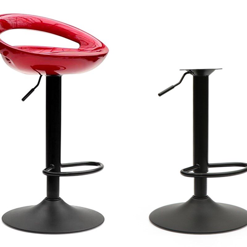 酒吧椅 吧台 酒吧椅酒吧凳底盘底座盘 黑色喇叭盘