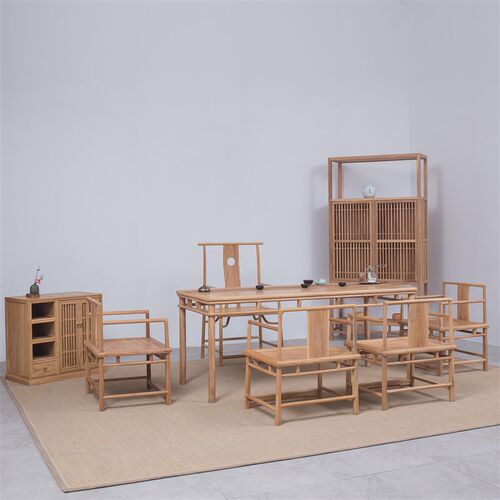 新茶桌椅实木老榆木茶台茶几泡茶喝茶品茶道桌子茶室具