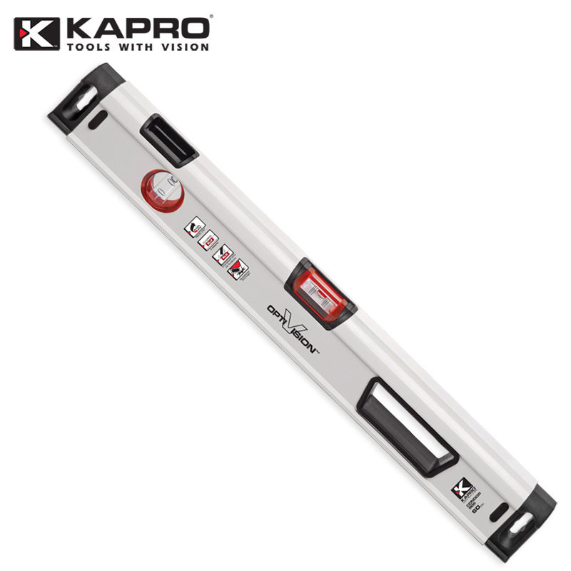 KAPRO方管双视窗带磁水平尺以色列开普路嘉宝905红色水准泡高精度