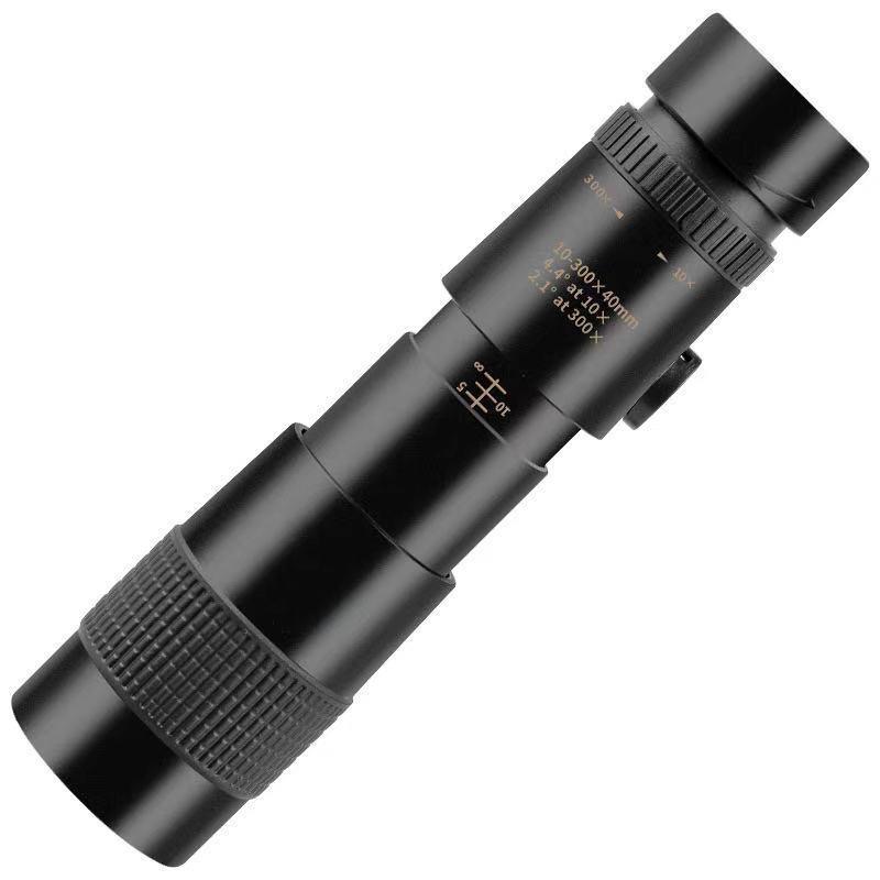 单筒望远镜高倍10-300X40连续变倍拍照便携户外高清成像稳定