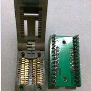 FP28适配器SOP28转DIP28兼14/16/18/20/24烧录写IC测试座子SA404