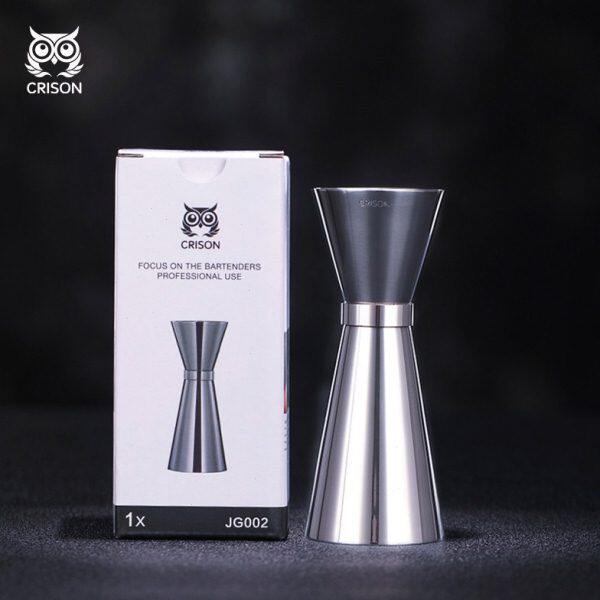 JG002 CRISON/柯瑞森304不锈钢刻度量酒器含容量线鸡尾酒量杯调酒