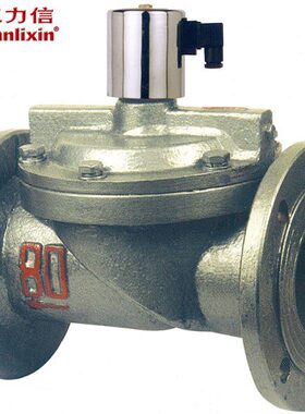 三力信法兰电磁阀DF-40F 50F 65F 80F 100F 125F 150F FH常闭常开