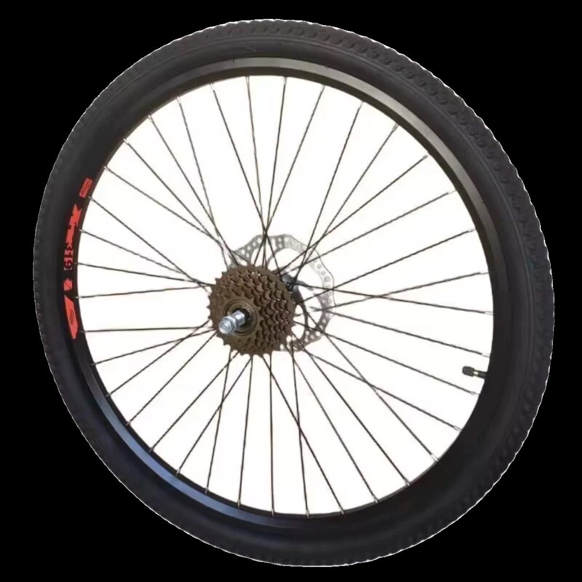 山地自行车轴承轮组26寸27.5寸24寸碟刹变速车轮前轮X后轮双层刀