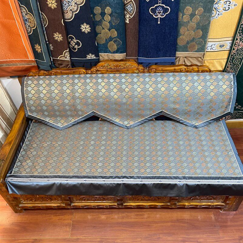 西藏藏床坐垫靠背巾防滑精密洗民族风罗汉床毯子沙发布