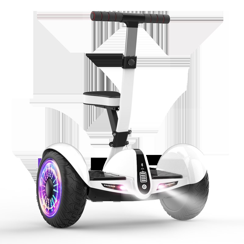 平衡车儿童智能腿控带扶杆两轮电动平行车新款坐骑成年体感电动车