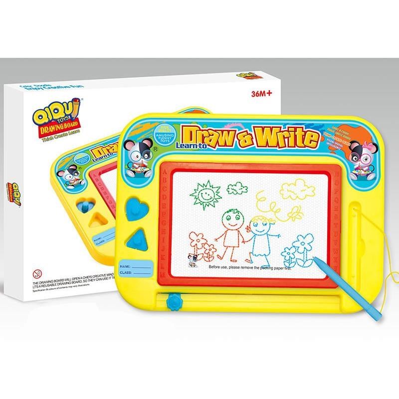 琪趣儿童小画板 彩色磁性写字板/4色彩色写字板 宝宝学习画画931