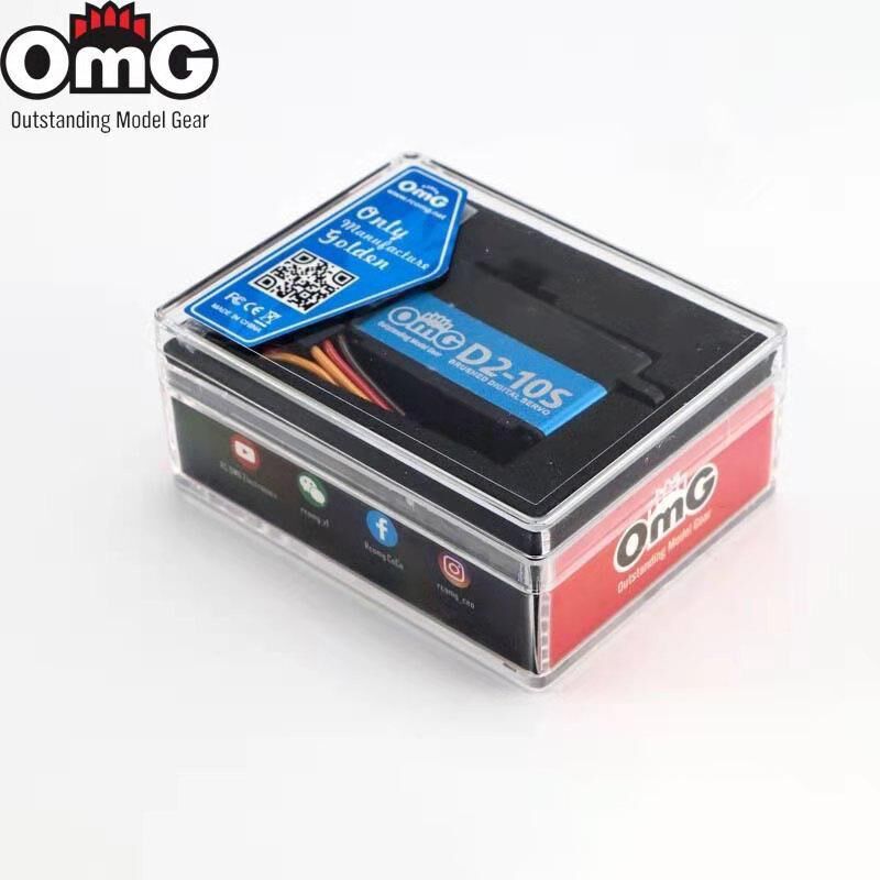 OMG D2 10S 10KG短身数码舵机 金属上中盖外壳rc遥控车漂移平跑车