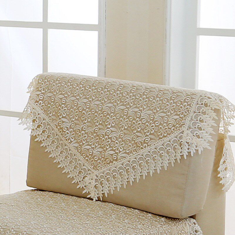 沙发靠背巾沙发巾布艺床头罩扶手巾搭垫蕾丝盖巾欧式枕巾背巾
