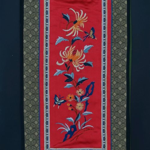 领口袖口下摆配花改造手工刺绣京绣手工绣品民族风创汇回流老绣片