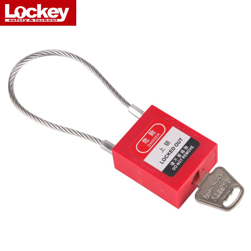 洛科 PC5 工业安全锁 不锈钢缆绳挂锁 设备停工锁 电力通锁具