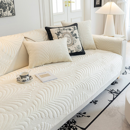 法式复古沙发垫四季通用防滑坐垫子22新款皮沙发罩巾盖布定制