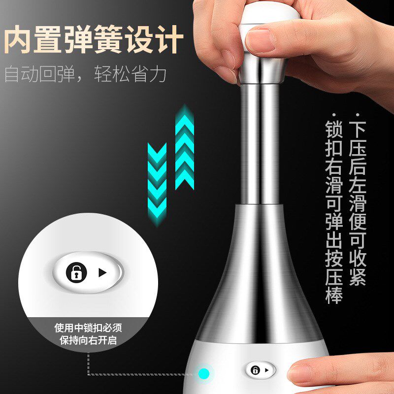 蒜泥捣蒜手动蒜泥器蒜蓉保龄球小型搅打切压拉蒜搅碎