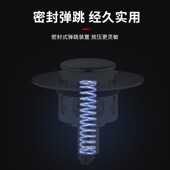 洗脸盆通用下水器管弹跳按压式 洗手池脸盆板塞子