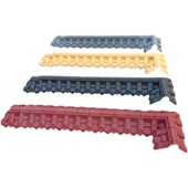 小号一体围墙塑料树脂仿古瓦院墙压顶瓦片加厚建筑用装 修