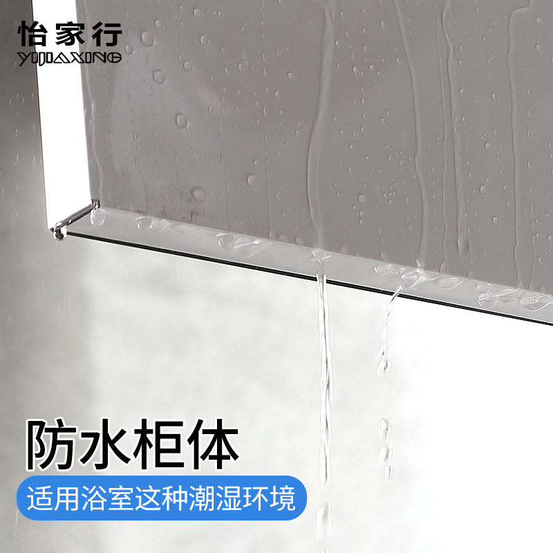 旋转镜柜挂墙式浴室镜柜边角柜穿衣全身镜转动镜子
