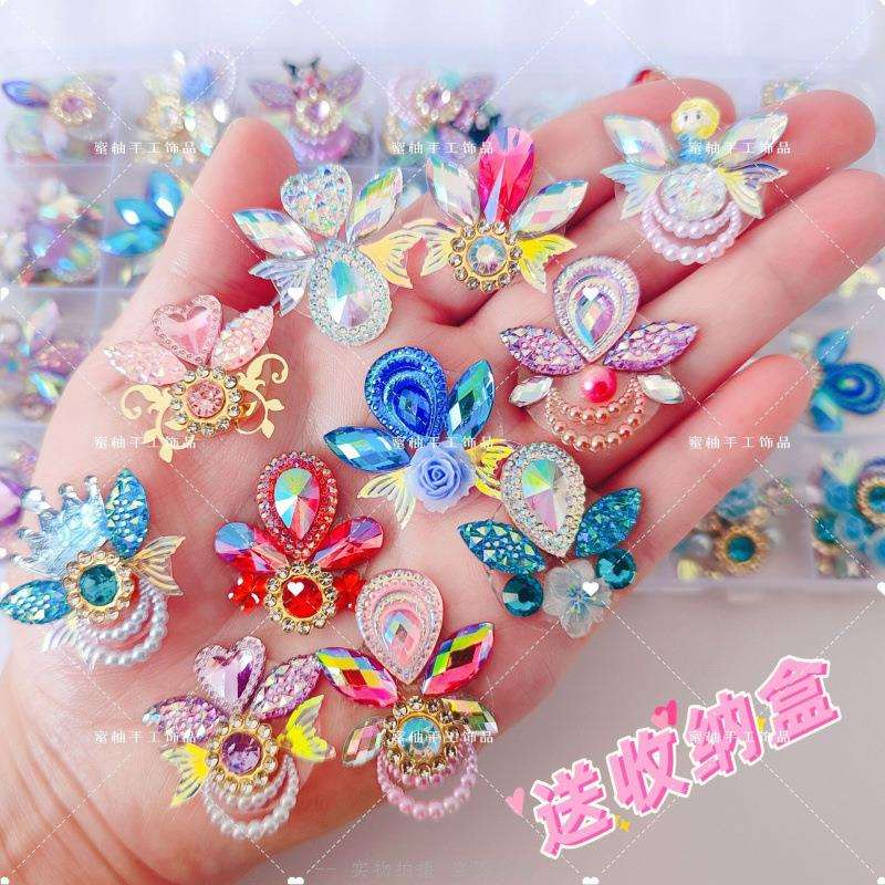 儿童彩绘眉心贴女童古装女额头贴纸钻石贴纸立体水晶贴纸水钻贴纸