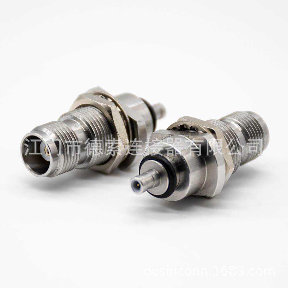 TNC转SMB母转母转接头直式不锈钢连接器