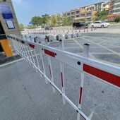 层栅栏杆停车场铝合金拦车杆小区门卫升降落栏杆四方栅栏