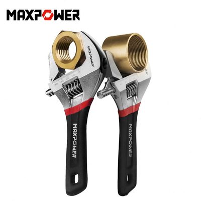 短大开口扳手迈泊柄口卫浴管短两用扳手活活活扳手活动扳手把