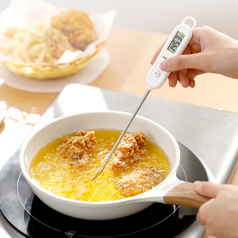 日烘焙温度计探针式电子测温仪测水温油温计宝宝食品奶温计