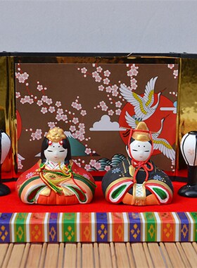 日偶女皇对偶武士迷你鲤鱼旗饰摆盘酒店日料饰礼品