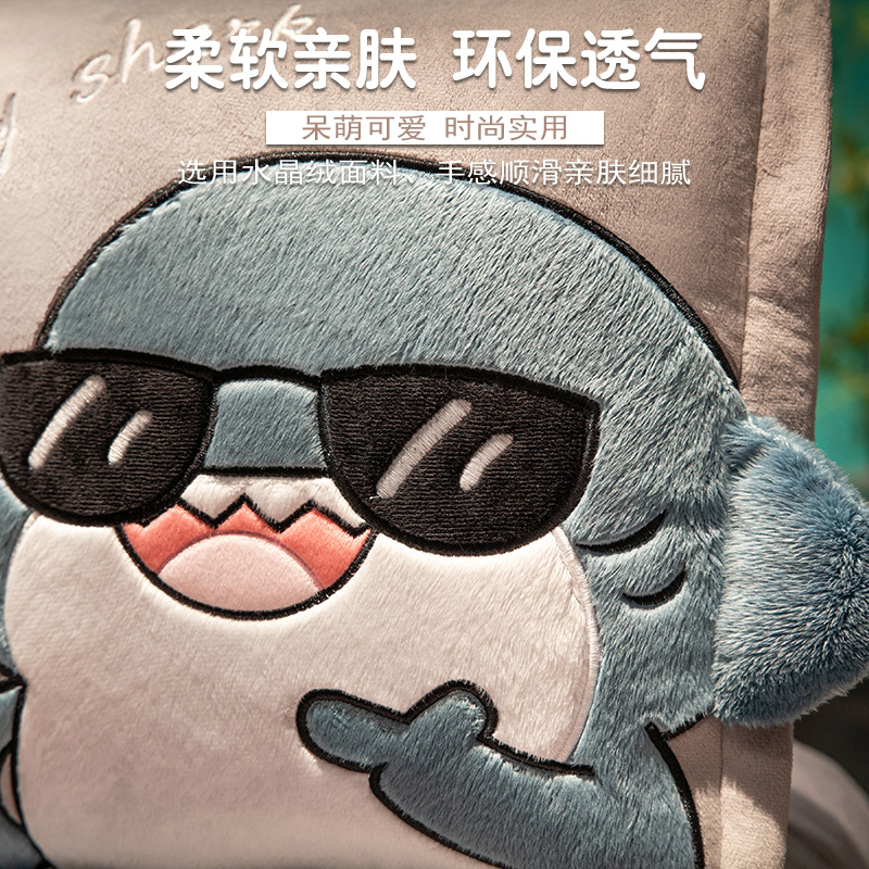 抱枕被子两用加厚办公室折叠毯二合一午睡枕头被空调汽车载内靠枕