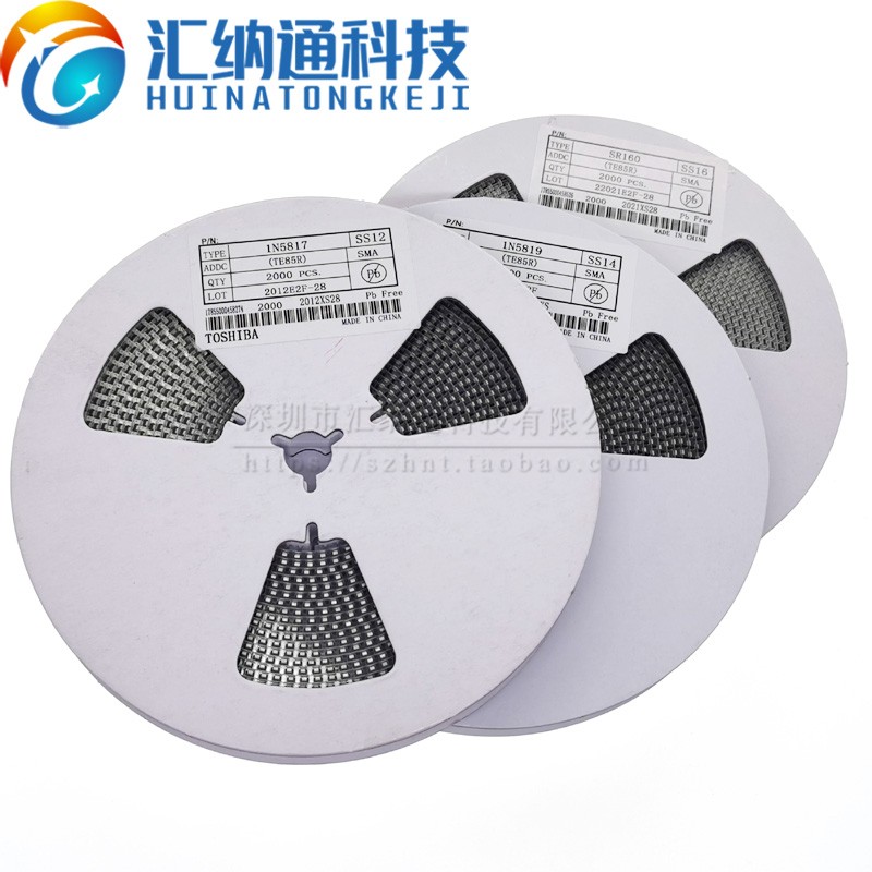 SM 贴片肖特基二极管 SS SS1 SS1 SS110 DO-21C 整盘