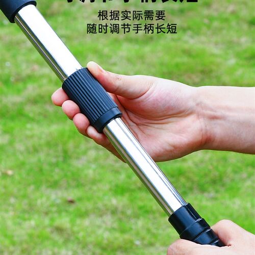 耙子搂草草坪扫落叶树叶伸缩钢丝耙农用扒抓草园艺工具