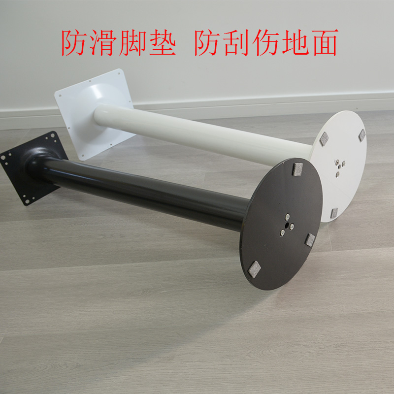 新款加厚吧台脚支撑柱不锈钢桌子腿支架金属餐台脚铁艺酒吧餐桌脚