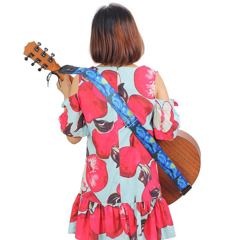 吉他背带民谣学生电吉他经典斜挎男女个性加宽肩带琴带吉他带定制